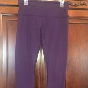 Deep purple lululemon leggings